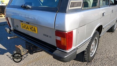Lot 433 - 1990 LAND ROVER RANGE ROVER VOGUE EFI