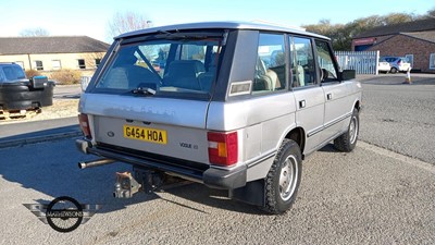 Lot 433 - 1990 LAND ROVER RANGE ROVER VOGUE EFI