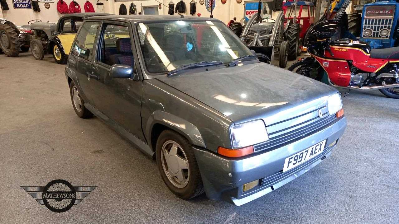 Lot 728 - 1988 RENAULT 5 GT TURBO