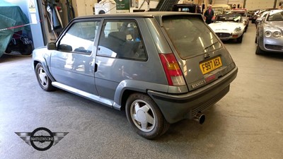 Lot 728 - 1988 RENAULT 5 GT TURBO