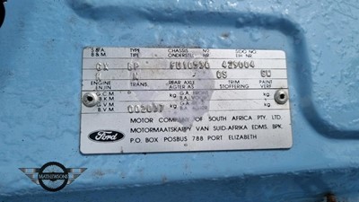 Lot 284 - 1985 FORD CORTINA