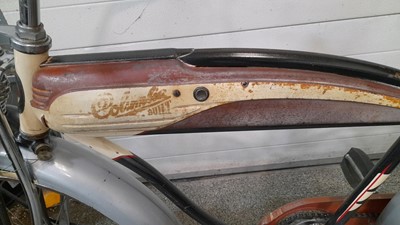 Lot 640 - COLUMBIA BUILT 1950 BEACH CRUISER BROWN + CREAM