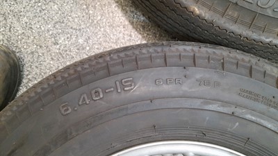 Lot 473 - 5X 15" WIRE WHEELS