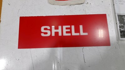 Lot 101 - SHELL PETROL PUMP GLASS GLOBE
