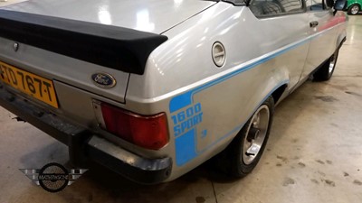 Lot 198 - 1979 FORD ESCORT 1600 SPORT