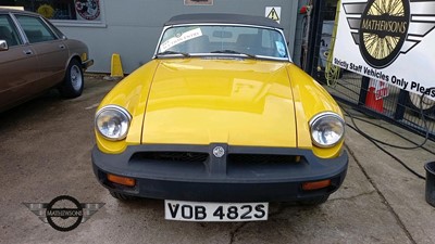 Lot 281 - 1978 MG B ROADSTER