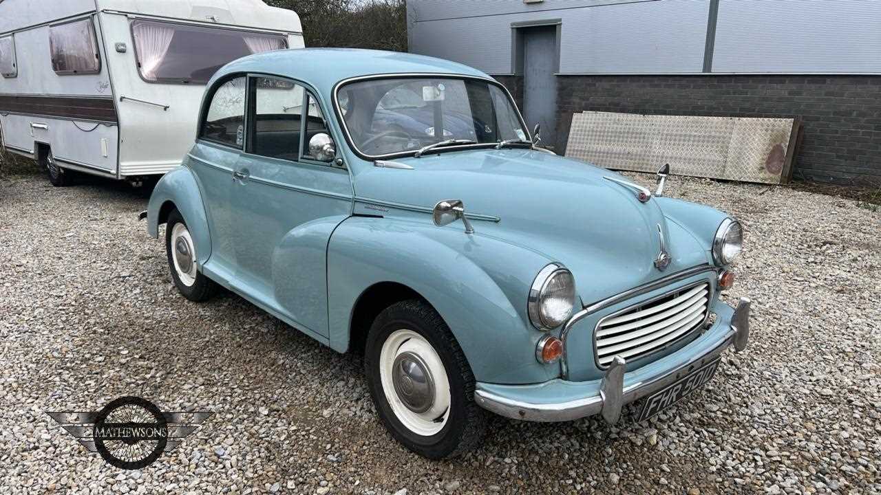 Lot 248 - 1966 MORRIS MINOR 1000