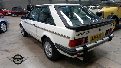 Lot 247 - 1984 FORD ESCORT XR3I