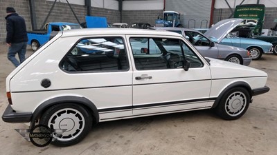 Lot 103 - 1983 VOLKSWAGEN GOLF GTI