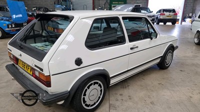 Lot 103 - 1983 VOLKSWAGEN GOLF GTI