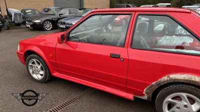 Lot 630 - 1987 FORD ESCORT RS TURBO