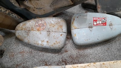 Lot 102 - LE VELOCETTE PROJECT BIKE & PALLET OF SPARES