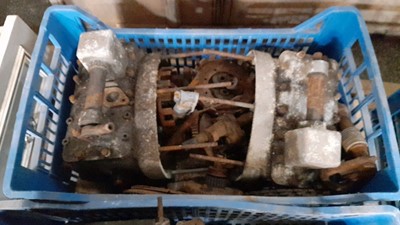 Lot 102 - LE VELOCETTE PROJECT BIKE & PALLET OF SPARES