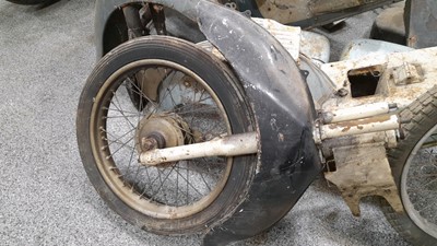 Lot 102 - LE VELOCETTE PROJECT BIKE & PALLET OF SPARES