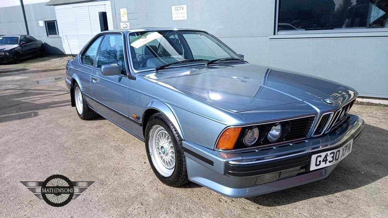 Lot 27 - 1990 BMW 635 CSI AUTO