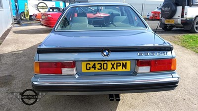 Lot 27 - 1990 BMW 635 CSI AUTO
