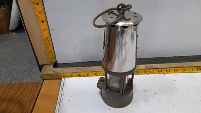 Lot 344 - CARBIDE& 1X MINERS SAFETY LAMP