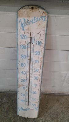 Lot 49 - SILVERSTONE SIGN , RAC SIGN & PHARMACY WALL THERMOMETER
