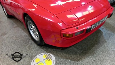 Lot 313 - 1986 PORSCHE 944