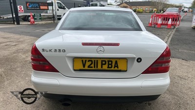 Lot 139 - 1999 MERCEDES SLK 230 KOMPRESSOR AUTO