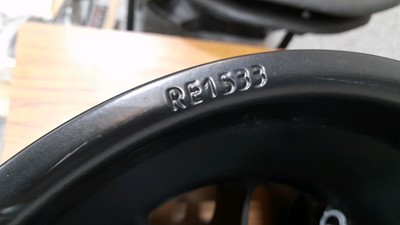 Lot 440 - FORCE INDIA FORMULA 1 TEAM RACE WHEEL COFFEE TABLE  ENGRAVED