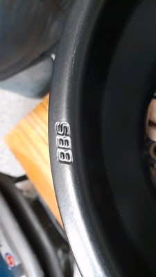 Lot 440 - FORCE INDIA FORMULA 1 TEAM RACE WHEEL COFFEE TABLE  ENGRAVED