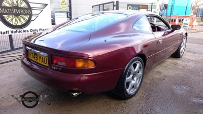 Lot 638 - 1997 ASTON MARTIN DB7 AUTO