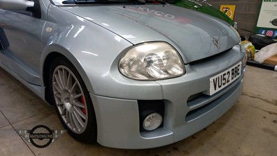 Lot 526 - 2002 RENAULT CLIO SPORT
