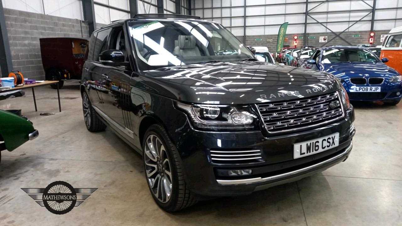 Lot 48 - 2016 LAND ROVER RANGE ROVER AUTOBIO L SDV