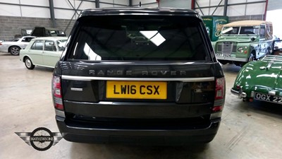 Lot 48 - 2016 LAND ROVER RANGE ROVER AUTOBIO L SDV