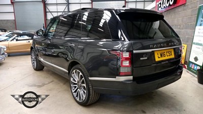 Lot 48 - 2016 LAND ROVER RANGE ROVER AUTOBIO L SDV