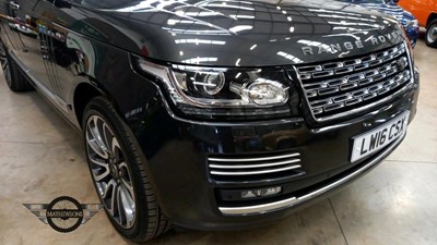 Lot 48 - 2016 LAND ROVER RANGE ROVER AUTOBIO L SDV