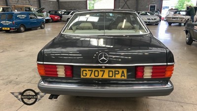 Lot 650 - 1989 MERCEDES 500 SEC AUTO