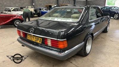Lot 650 - 1989 MERCEDES 500 SEC AUTO