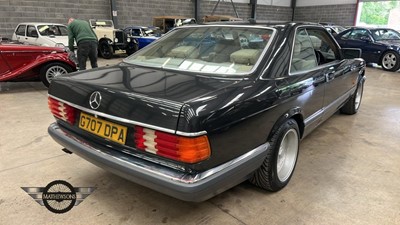 Lot 650 - 1989 MERCEDES 500 SEC AUTO