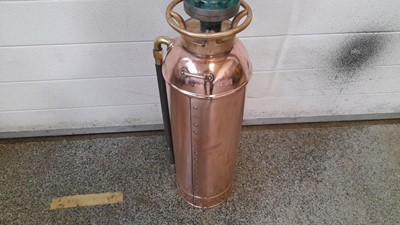 Lot 278 - COPPER FIRE EXTINGUISHER