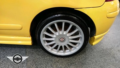 Lot 99 - 2001 MG ZR