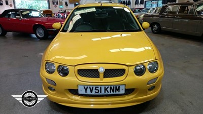 Lot 99 - 2001 MG ZR