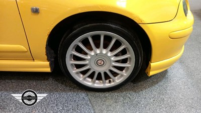 Lot 99 - 2001 MG ZR