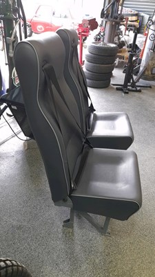 Lot 289 - 2X VAN SEATS WITH INTERNAL SEAT BELTS