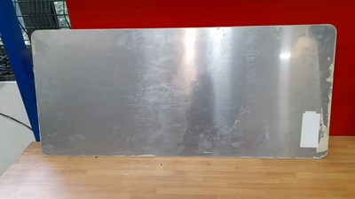 Lot 809 - OUT OF GAS ALUMINIUM SIGN 35" X 16"