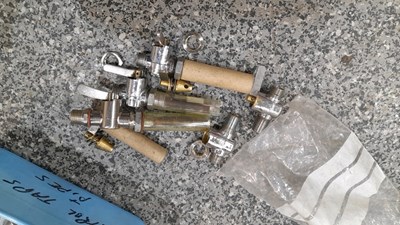 Lot 344 - MOTORCYCLE CARBS,FLOAT CHAMBERS, PETROL TAPS & MONOBLOC JETS