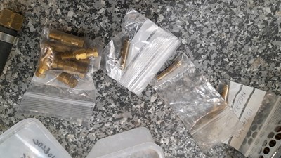 Lot 344 - MOTORCYCLE CARBS,FLOAT CHAMBERS, PETROL TAPS & MONOBLOC JETS