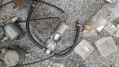 Lot 344 - MOTORCYCLE CARBS,FLOAT CHAMBERS, PETROL TAPS & MONOBLOC JETS