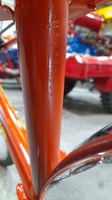 Lot 450 - MK2 RALEIGH CHOPPER IN RED S/N NA6914054