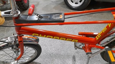 Lot 450 - MK2 RALEIGH CHOPPER IN RED S/N NA6914054
