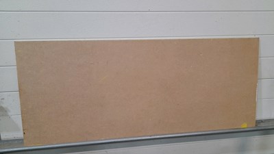 Lot 633 - WOODEN HAND PAINTED SHELL LUBRICATING OIL GUARANTEED SIGN 48" X 20"