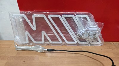 Lot 275 - BMW M3 NEON LIGHT 16" X 6"