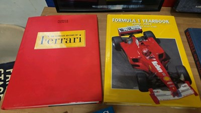 Lot 285 - SELECTION OF FRAMED PRINTS , BOOKS OF FORMULA 1