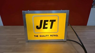 Lot 163 - JET QUALITY PETROL LIGHT UP SIGN 13" x 10"